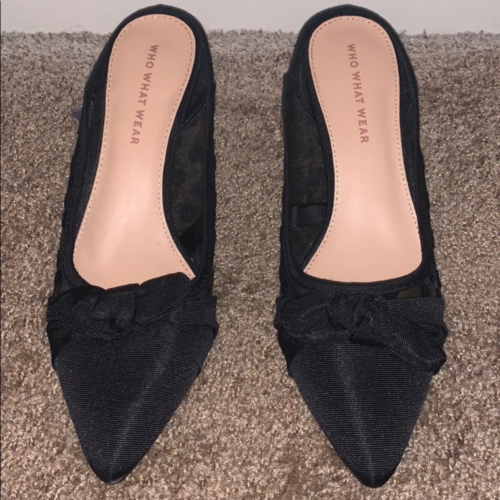 Who What Wear Black High Heels